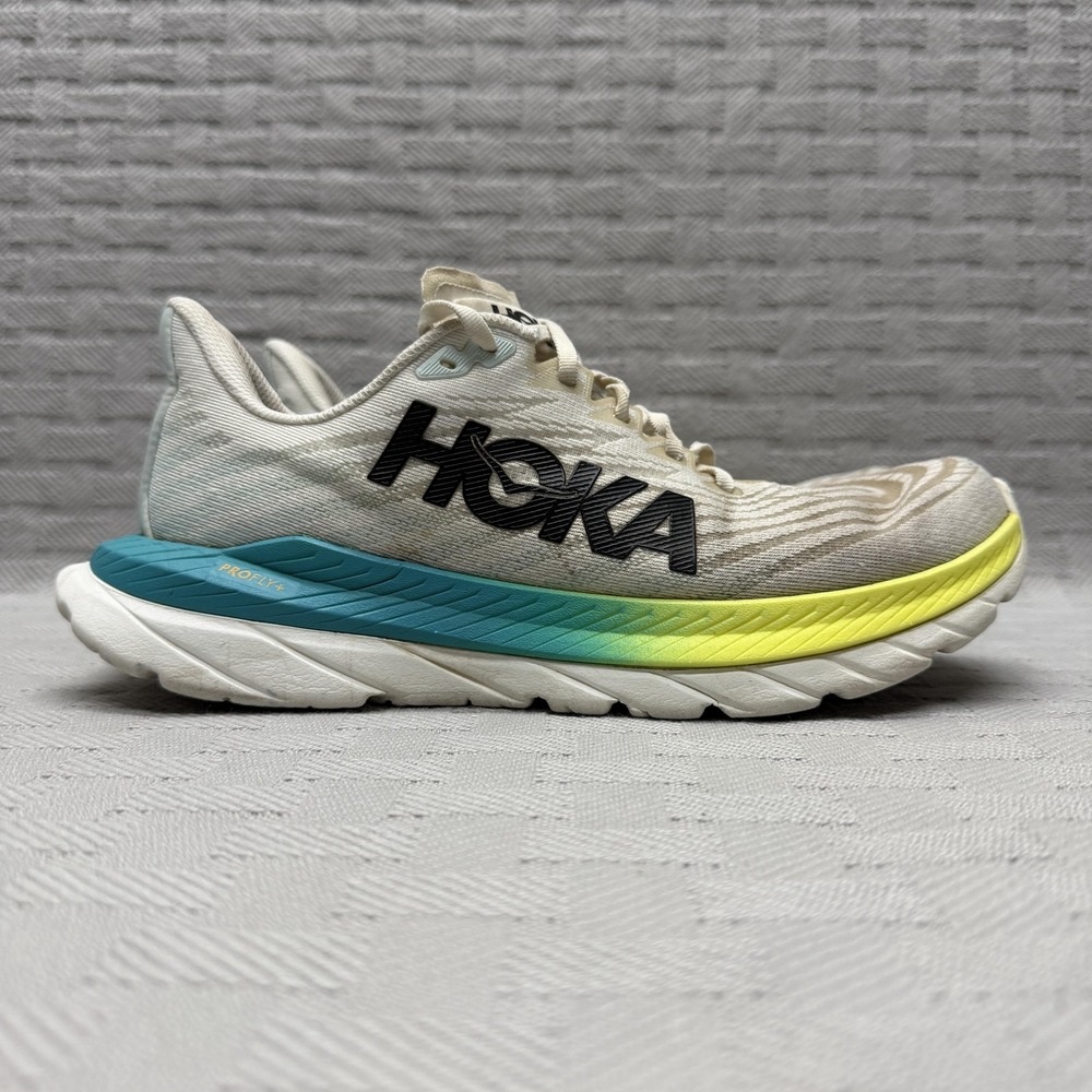 HOKA ONE‎ Mach 5 Shoes Womens Size 9 White Running 1127894